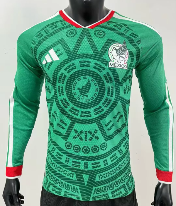 2025-26 Mexico Home long sleeves Player Version
