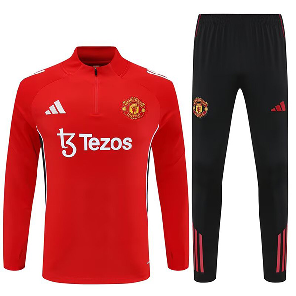 2025-25 Man Half zipper training suit
