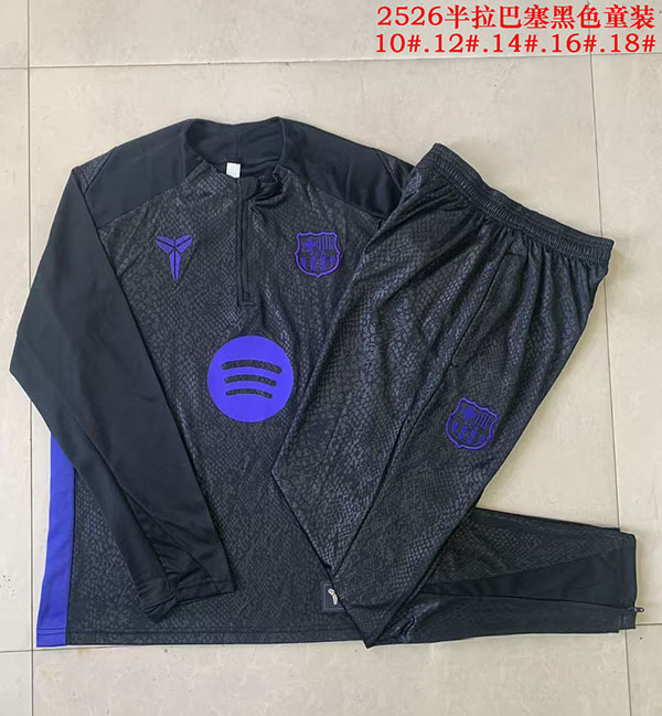 2025-26 BL&kobe& Half zipper kids Training suit