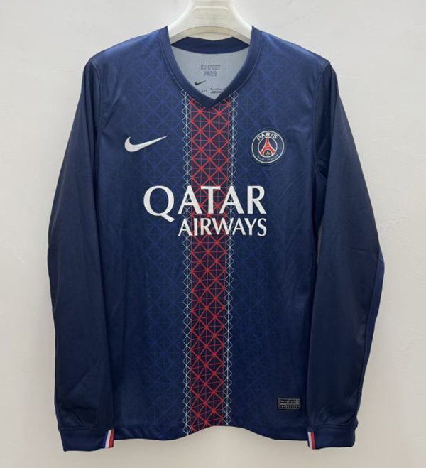 2025-26 Paris home long sleeve