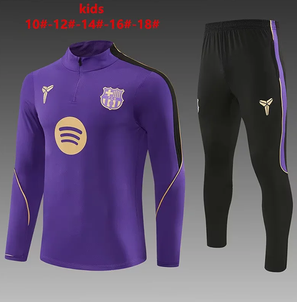 2026-27 BL Half zipper Kids training suit