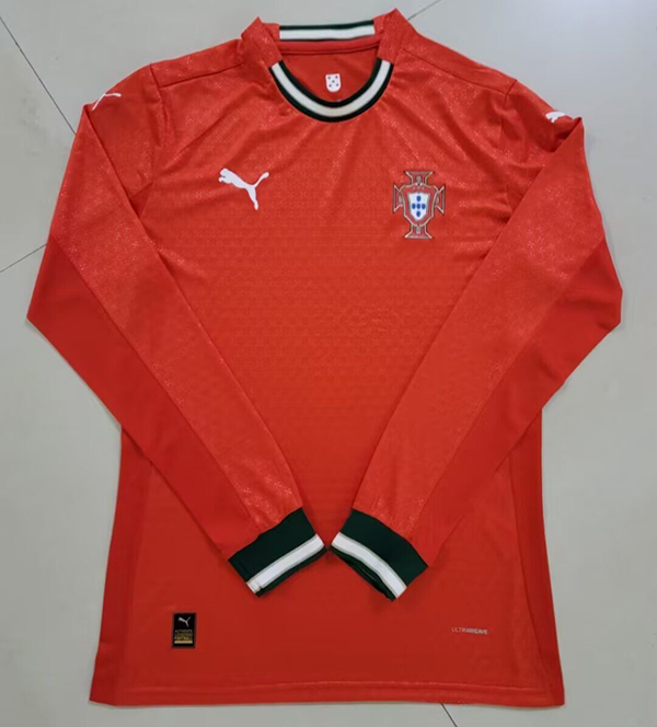 2025 Portugal home long sleeve player version