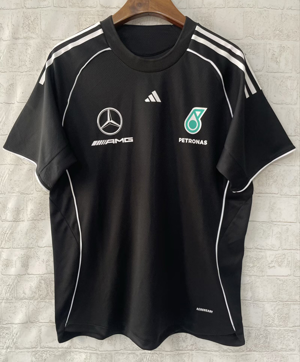 2025 F1 Formula Mercedes Black T-shirt