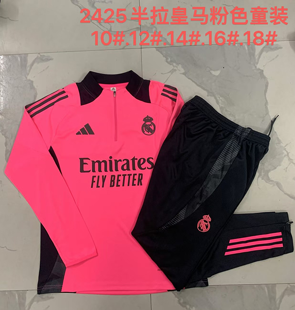 2024-25 RD Half zipper KIDS training suit
