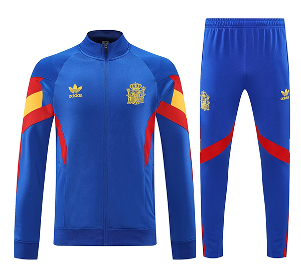 2024-25 Spain Blue jacket training suit
