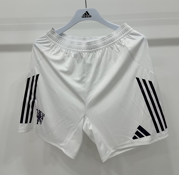 2025-26 Man White player version shorts