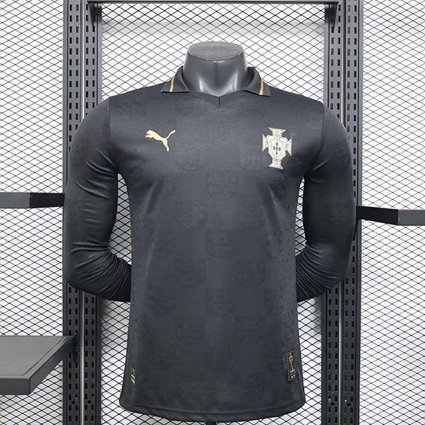 2026 Portugal Black long sleeves Player Version