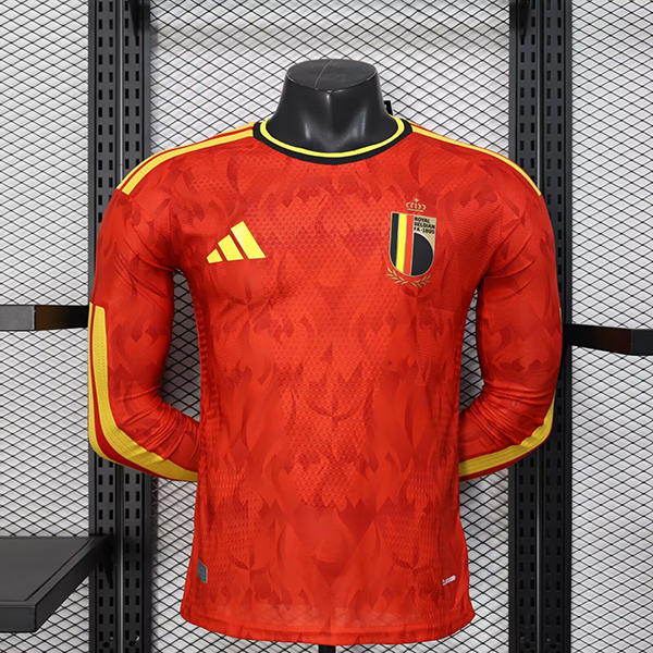 2026 Belgium home long sleeves player version