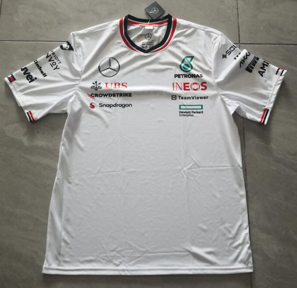 2024 F1 Formula Mercedes white t-shirt