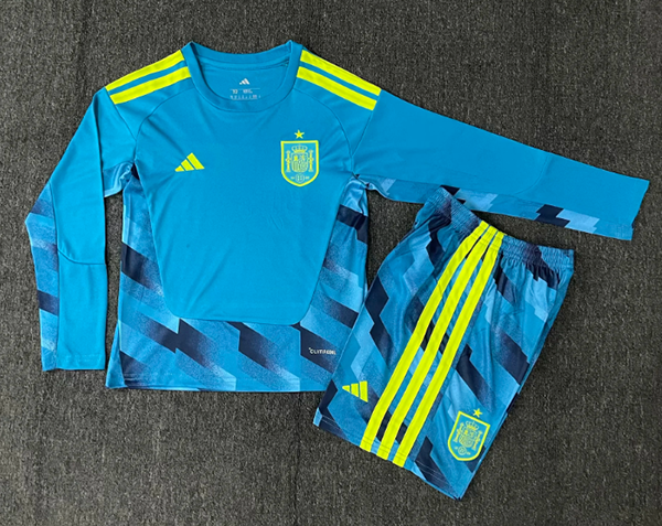 2026 Spain Long Sleeve GK kids
