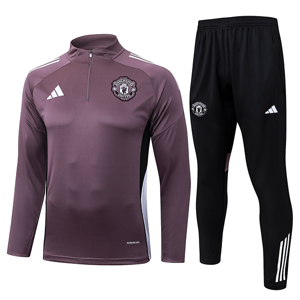 2025-25 Man Half zipper training suit
