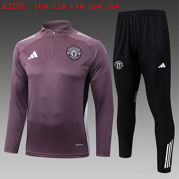 2025-25 Man Half zipper Kids training suit