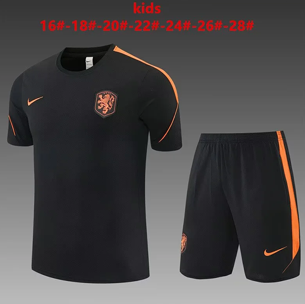 2026-27 Netherland Short sleeve kids Training suit