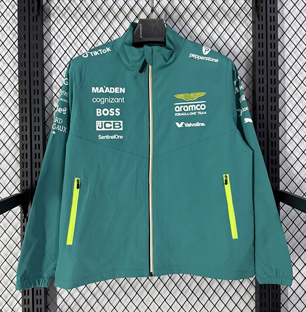 2026 F1 Formula Aston Martin WINDBREAKER JACKET