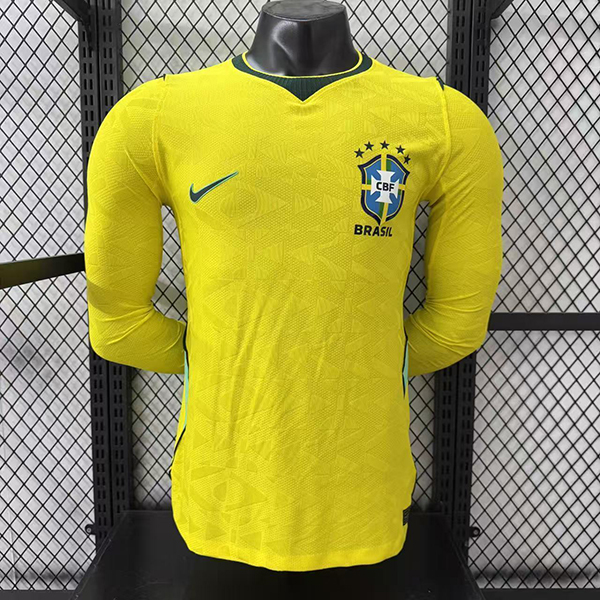 2026 Brazil Home Long Sleeve Player Version