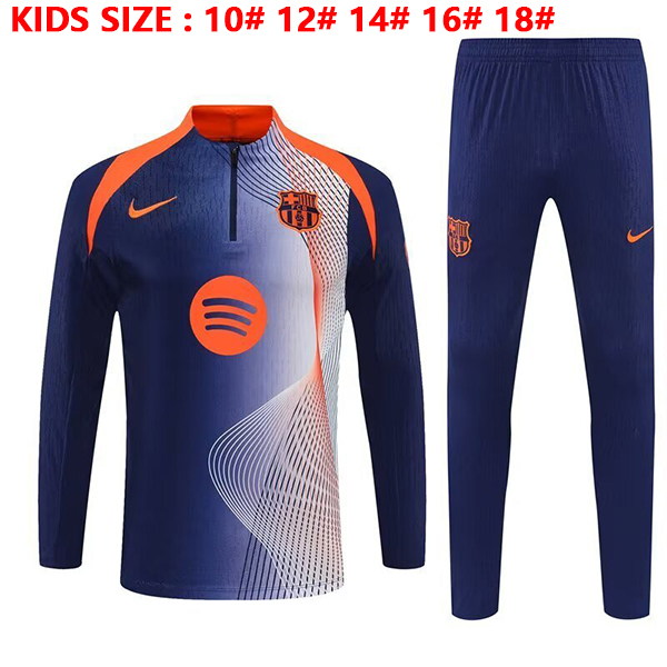 2025-26 BL Half zipper Kids training suit