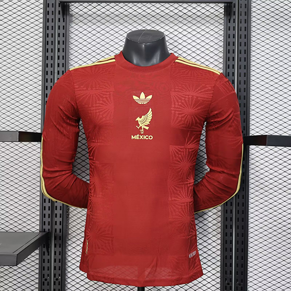 2025-26 Mexico Red Souvenir Long Sleeve Player Version