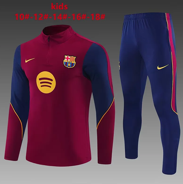 2026-27 BL Half zipper Kids training suit