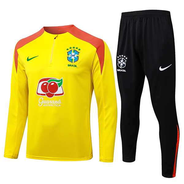2025-26 Brazil Half zipper training suit