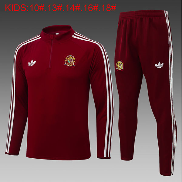 2026-27 Spain Half zipper kids Training Suit