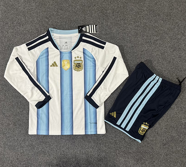 2026 Argentina home Long Sleeve kids