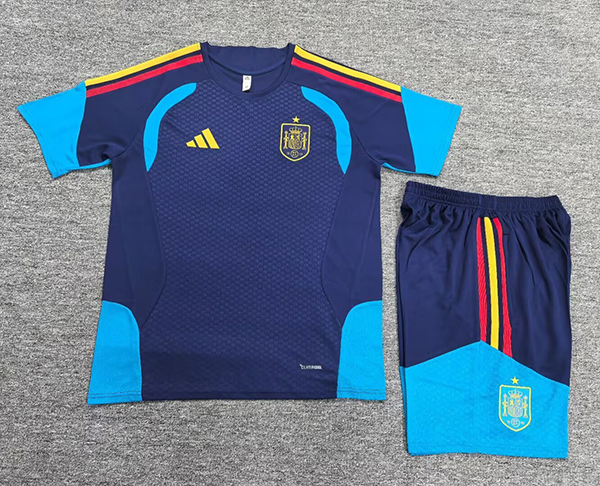 2026 Spain Short sleeve training suit