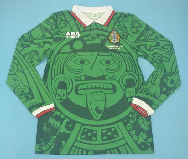 Mexico 98 Retro home long sleeves