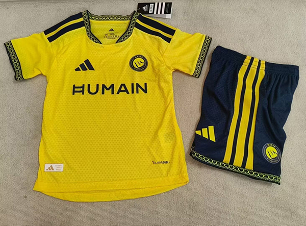 2026-27 Al Nassr home player version kids