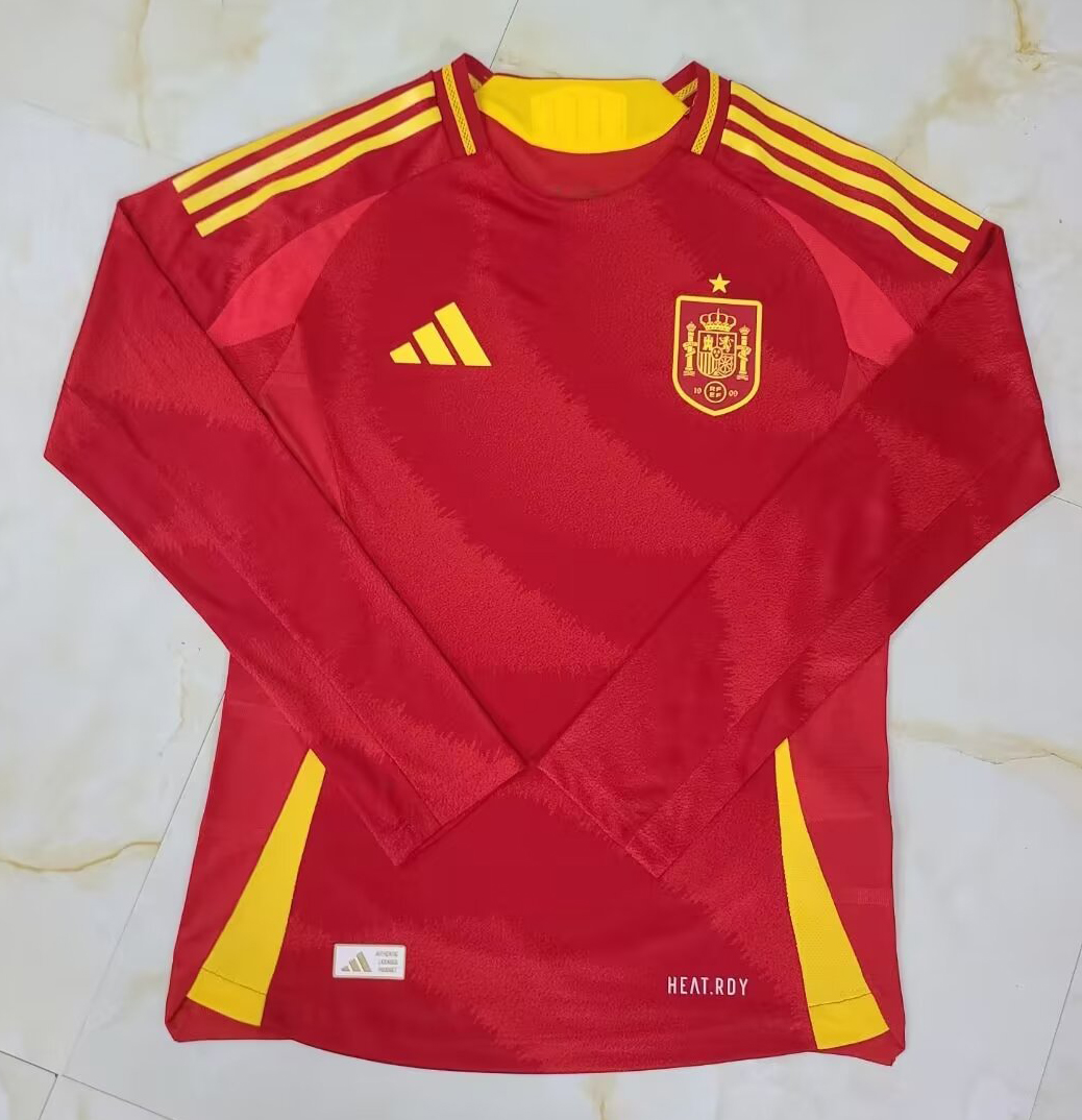 2024-25 Spain home long sleeve