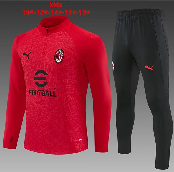 2026-27 A-C Half zipper Kids Training suit