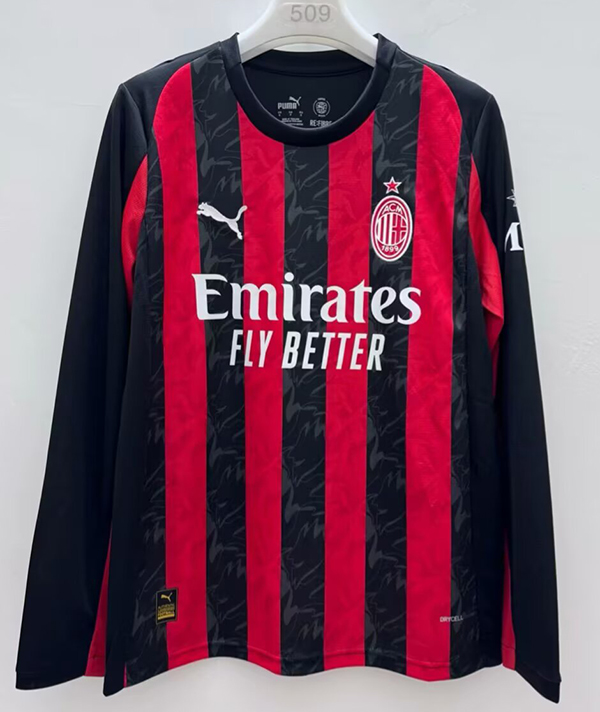 2025-26 A-C home Long Sleeve -Leaked version