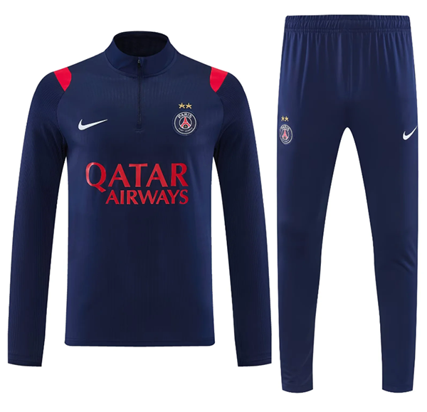 2026 -27 Paris Half zipper training suit