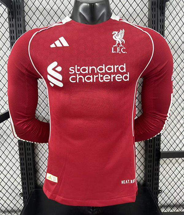 2025-26 L P home long sleeve Player Version - Leaked version