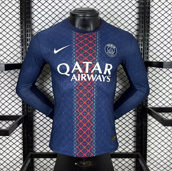 2025-26 Paris Home long sleeve player version-Leaked version